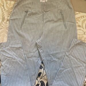 Calvin Klein Women's Striped Cropped Pants